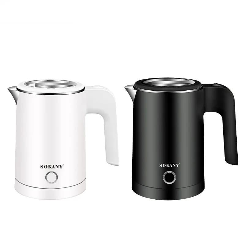 Portable 500ml Small Stainless Steel Electric Water Kettle Overheat Protection Anti Dryout Boiler Household Student Dorm Use