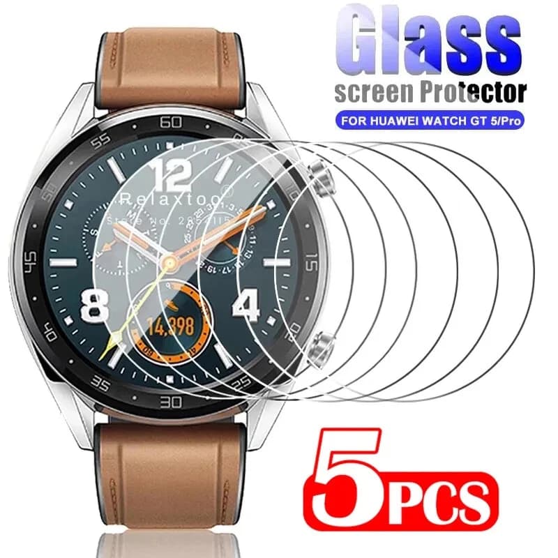 1-5PCS Vetro Temperato per Huawei Watch GT5/GT5 Pro 46mm 42mm 41mm Pellicola Protettiva per Schermo Smartwatch