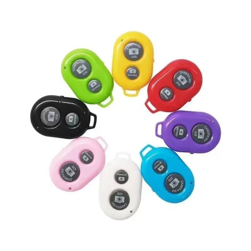 Bluetooth Camera Remote For Smartphones Wireless Camera Remote Control Compatible Phone Selfie Stick Shutter Self-Timer 1/2pcs