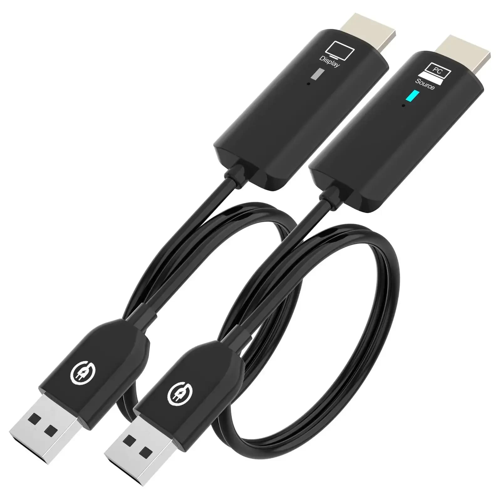 eppfun Wireless USB C /HDMI Trasmettitore e ricevitore Extender Display Adattatore Dongle per TV Monitor Proiettore interruttore PC Iphone 15