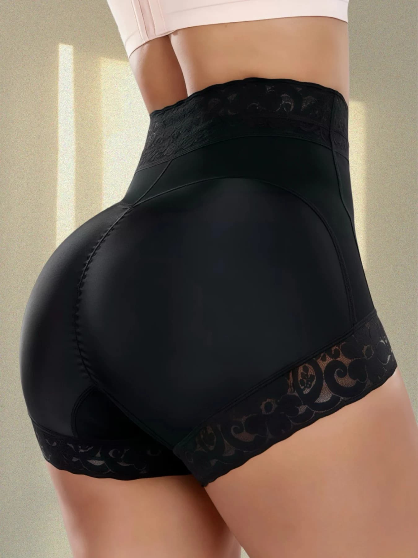 Intimo triangolare modellante e snellente, pantaloncini, intimo modellante per fianchi, pancia e glutei, intimo a vita alta