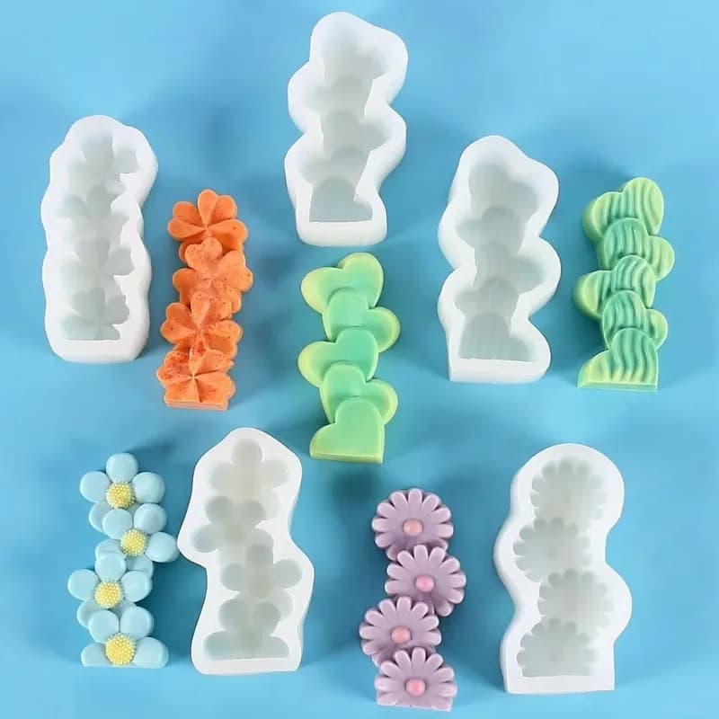 Multi-use Silicone Mold DIY Candle Soap Epoxy Resin Making Mould Handcraft Home Decor Gift Supplies