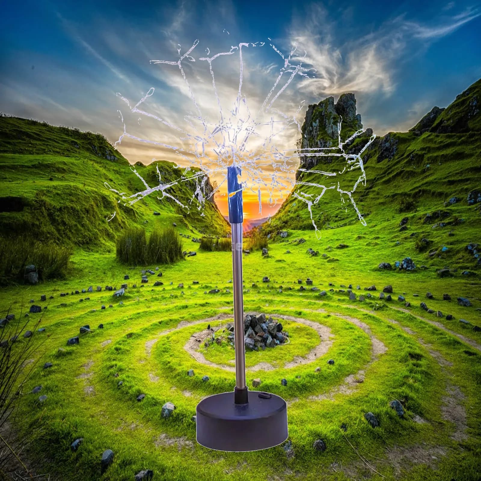 Ambient Table Lamp Dandelion Desk Lamp Unique Creative Lighting Indoor Table Decor for Bedroom Living Room Party