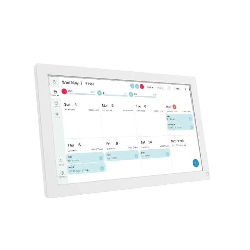 Cornice Digitale con Schermo IPS Full-View da 12,1 Pollici