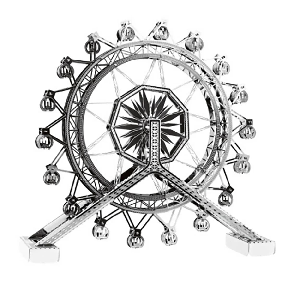 Tianjin Eye 3D Metal Puzzle model kit fai da te Laser Cut Puzzle Jigsaw Toy per bambini