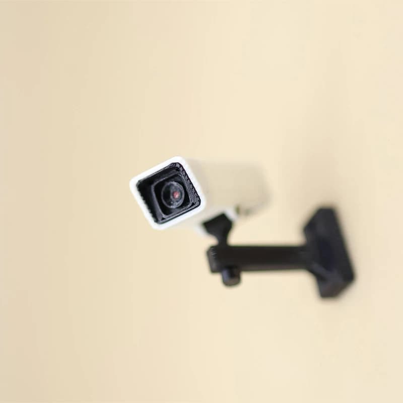 1/12 Dollhouse Mini Surveillance Camera Model Dollhouse Home Decoration Accessories Dolls Home Micro Scene Ornament