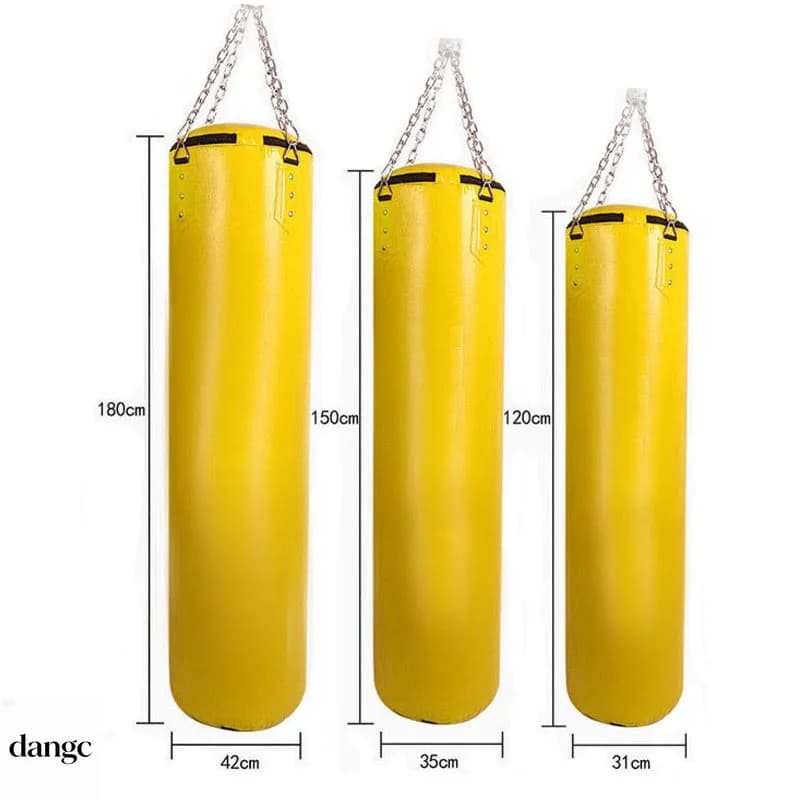 150 180cm PU Heavy Sanda MMA Boxing Punching Bag Set For Taekwondo Home Training Men Fitness Equipment Kit