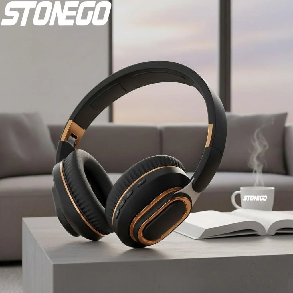 Wireless Gaming Headphones with Audio HiFi Stereo and Computer Microphone, Portable Audio Experience for E-Sports