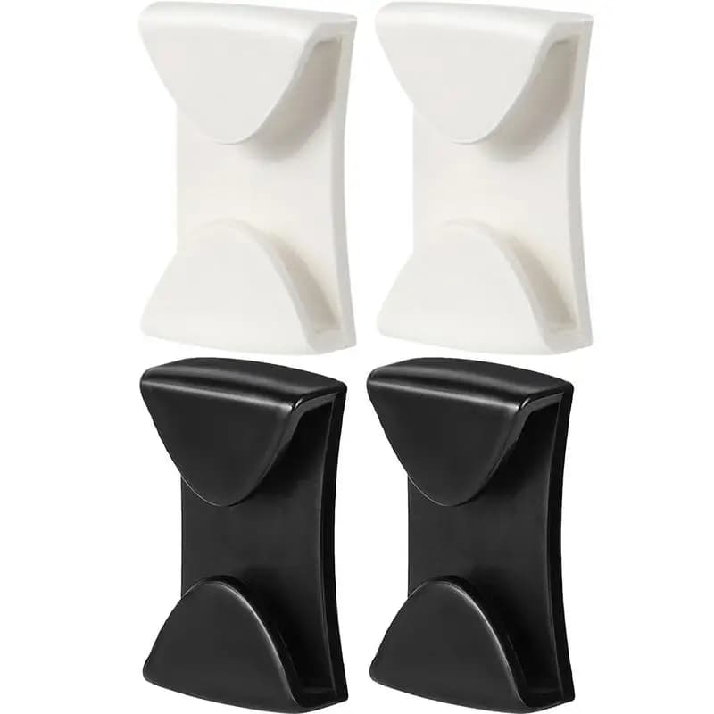Clip per occhiali universale da 2 pezzi per guide laterali da sci Fibbie per cinture Accessori sportivi multifunzionali per sci per collari e sci