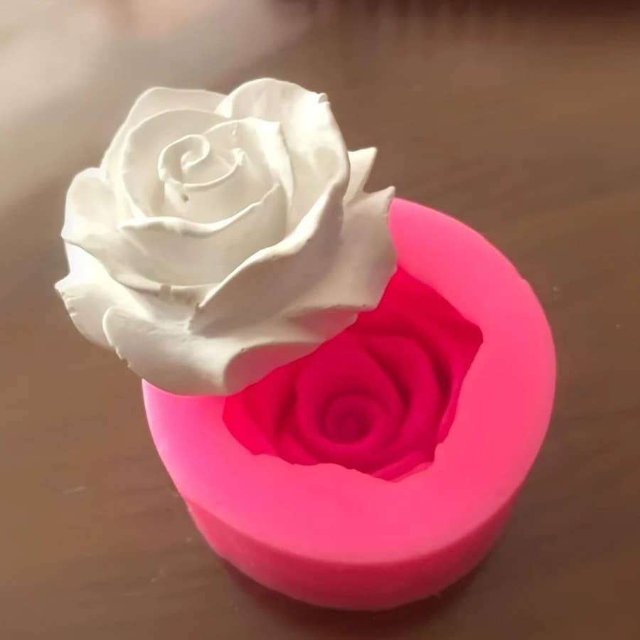 Fiore fioritura rosa forma silicone fai da te 3D stampo per torta fondente sapone cupcake caramelle gelatina di cioccolato decorazione stampi per utensili da forno