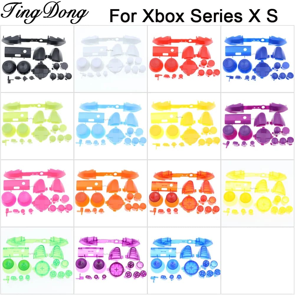 Set di Ricambio per Controller Xbox Series X S: Pulsanti L R LB RB, Trigger, D-pad, ABXY e Kit di Modifica Accessori