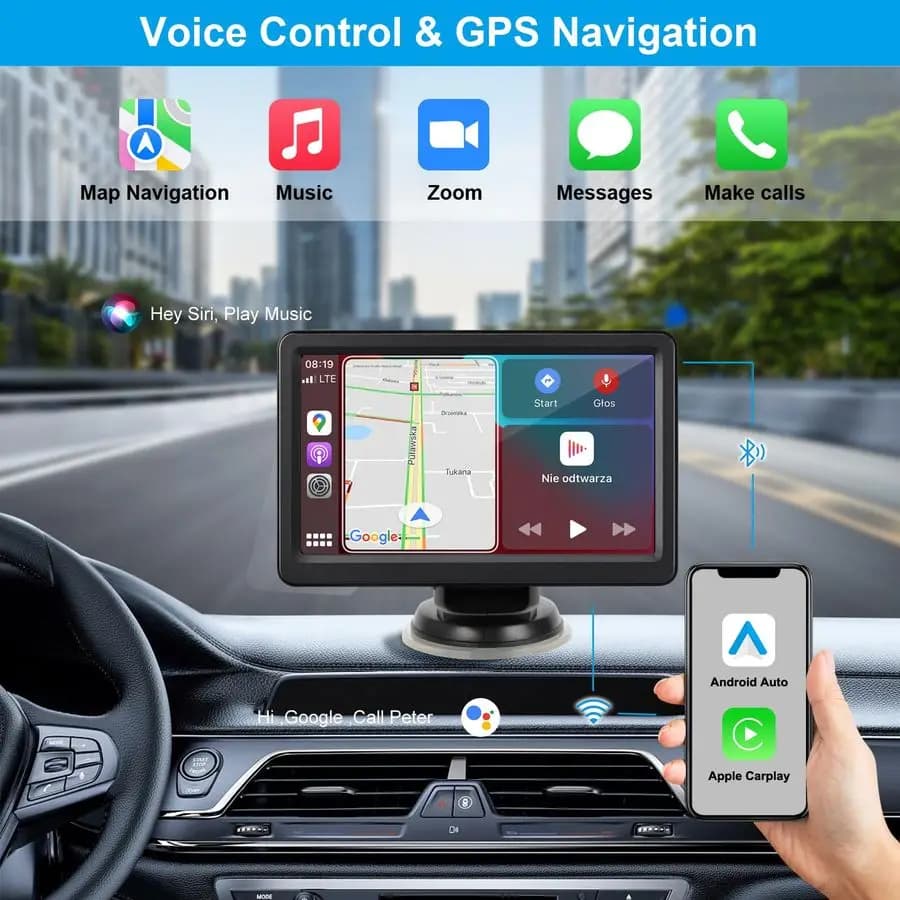 Article Information 'Complete Update' Dash Cam with 10 Inch Touch Screen, Front Camera and 1080P Rear