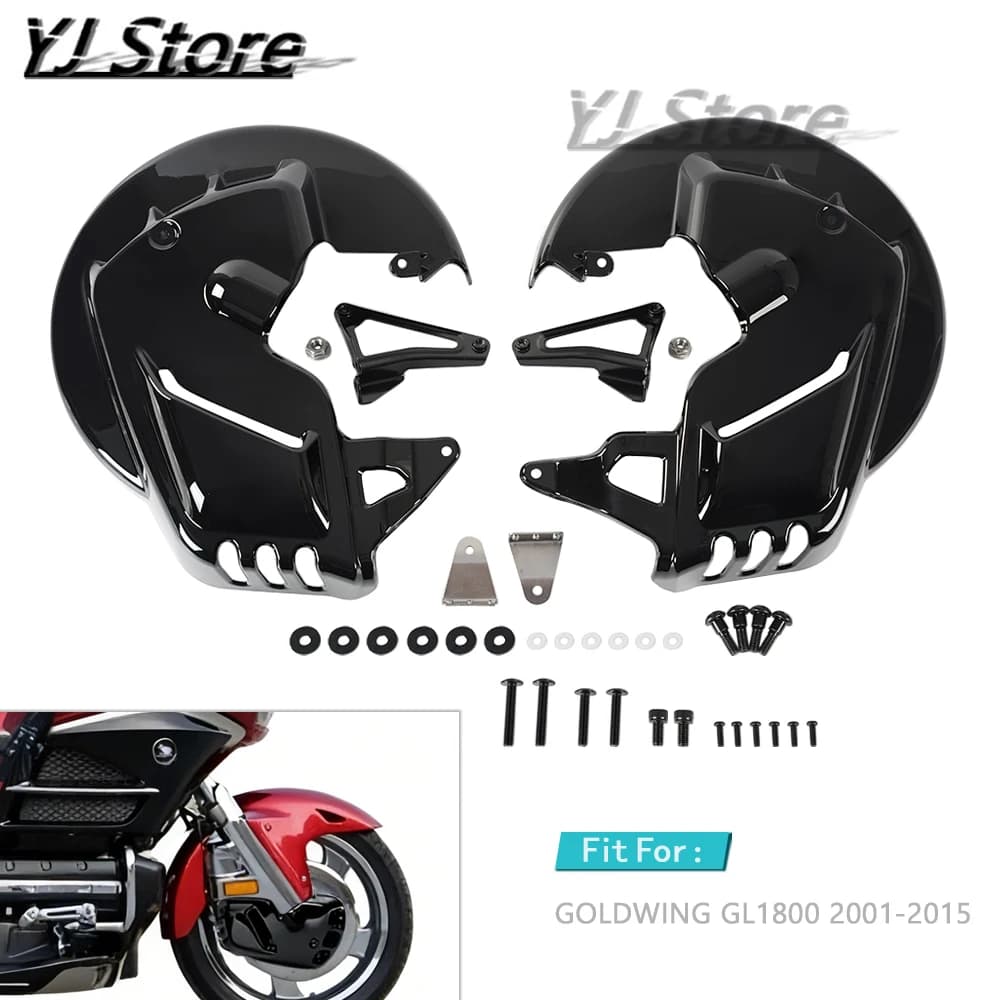 Coperture per dischi freno compatibili con Honda Goldwing GL1800 2001-2017 F6B 2013-2017 2016 2015 2014 2013 Accessorio per moto Gold Wing