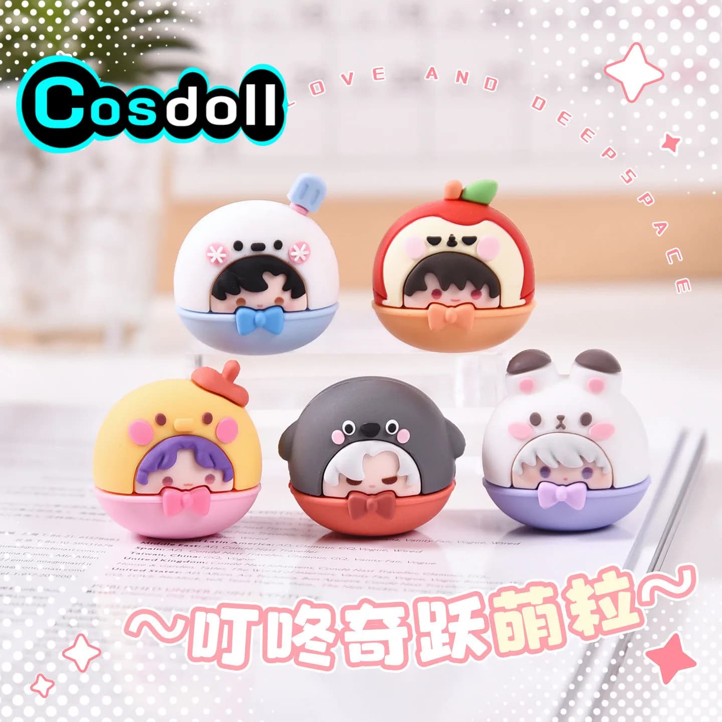 In Stock Love and Deepspace Rafayel Caleb Sylus Zayne Xavier Stuffed Plushies Doll Ornaments Anime Game Toy Cosplay Costume