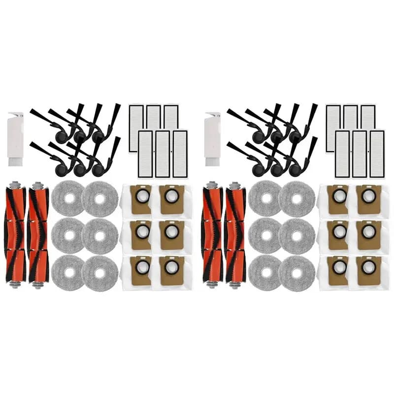 A38T-2 Set Replacement Accessories For Robot Vacuum 5 5 Pro Replacement Parts, Main Side Brushes HEPA Filters Mop Bags