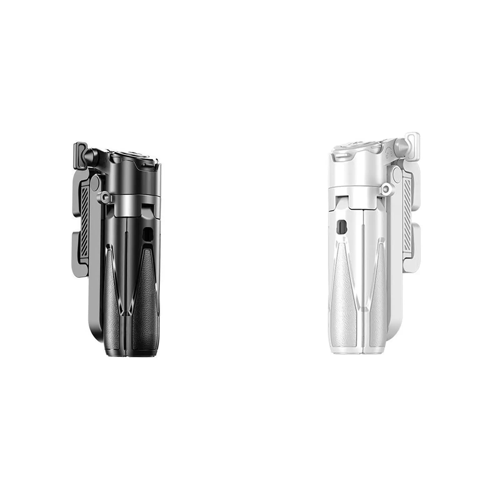 Bastone per selfie in alluminio tascabile con clip, supporto per telefono con stativo estensibile per viaggi, fotografia, live streaming e fotografia.