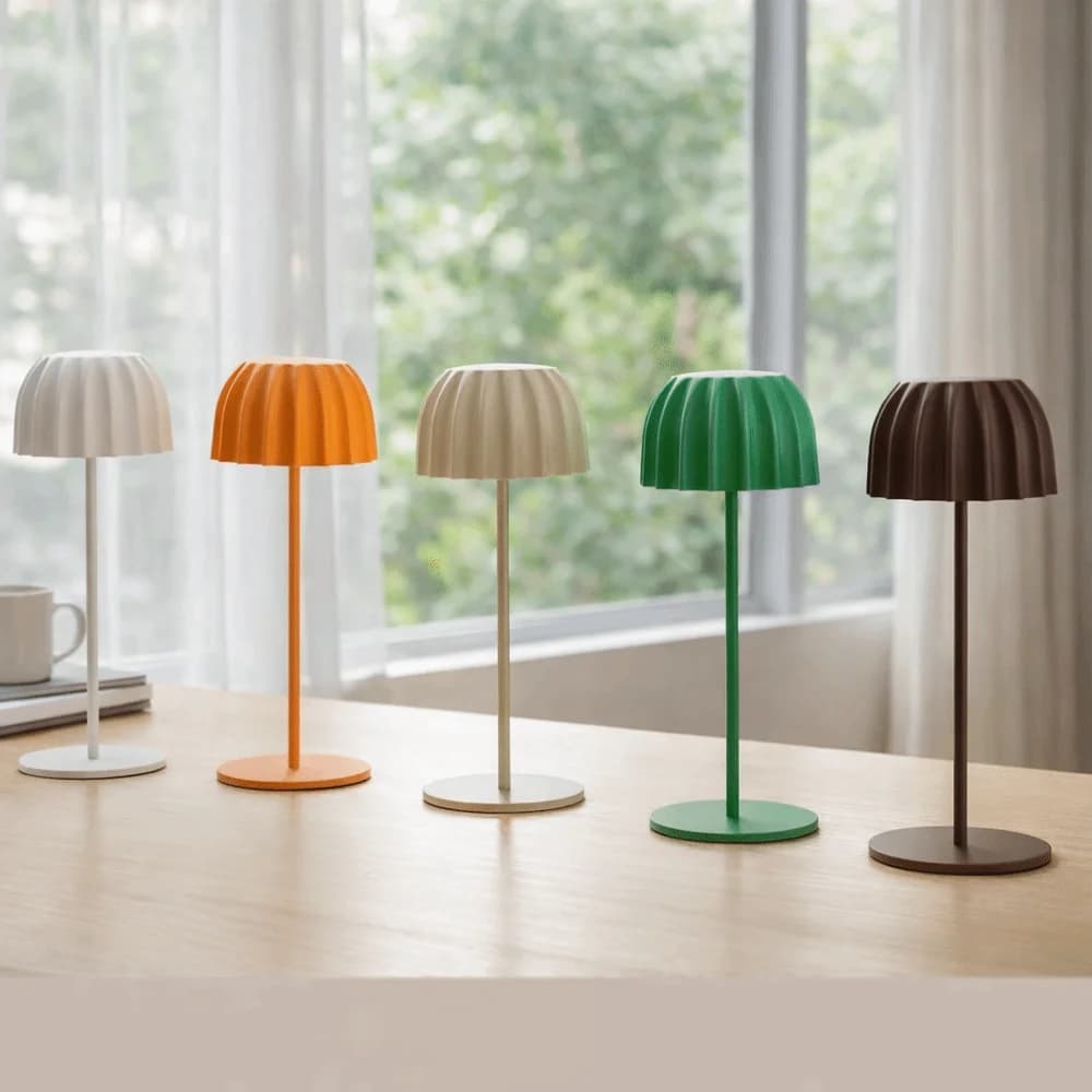 Lampada da Tavolo Ricaricabile USB con Controllo Touch, Luce Notturna Portatile Wireless con 3 Temperature di Colore e Luce Soffusa