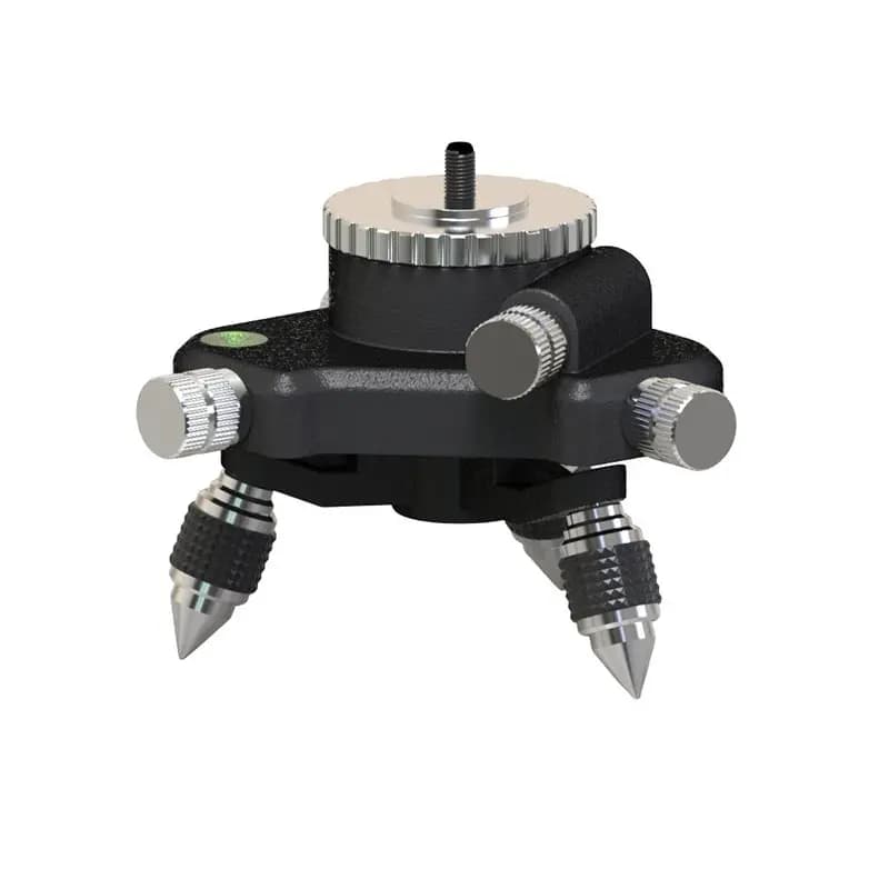 AB41-1/4'' Interface Tripod Bracket Base Fine Adjustment Tripod Stand For Laser Level Measuring Tool