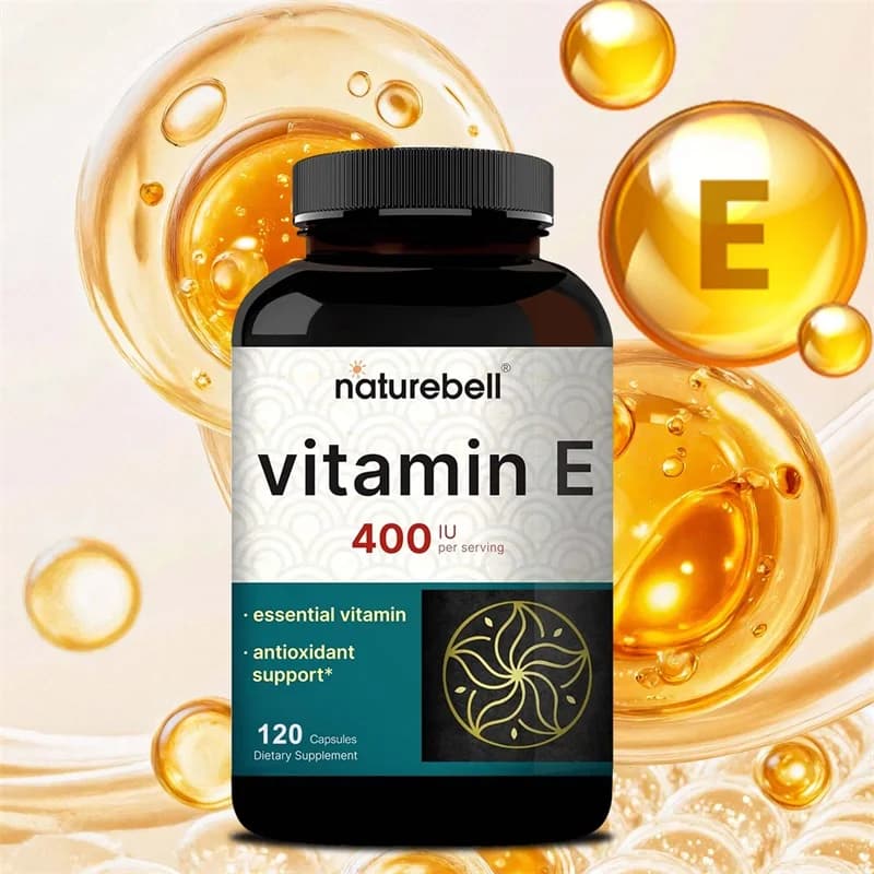 Vitamin E for Anti-aging, Whitening, Antioxidant, Skin Health Supplement, Eyes, Hair, Heart and Immunite System