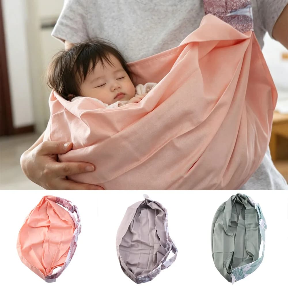 Newborn Front Holding Baby Wrap Carrier Cotton Soft Infant Backpacks Infant Kangaroo Bag Suspenders Newborn Sling Wrap