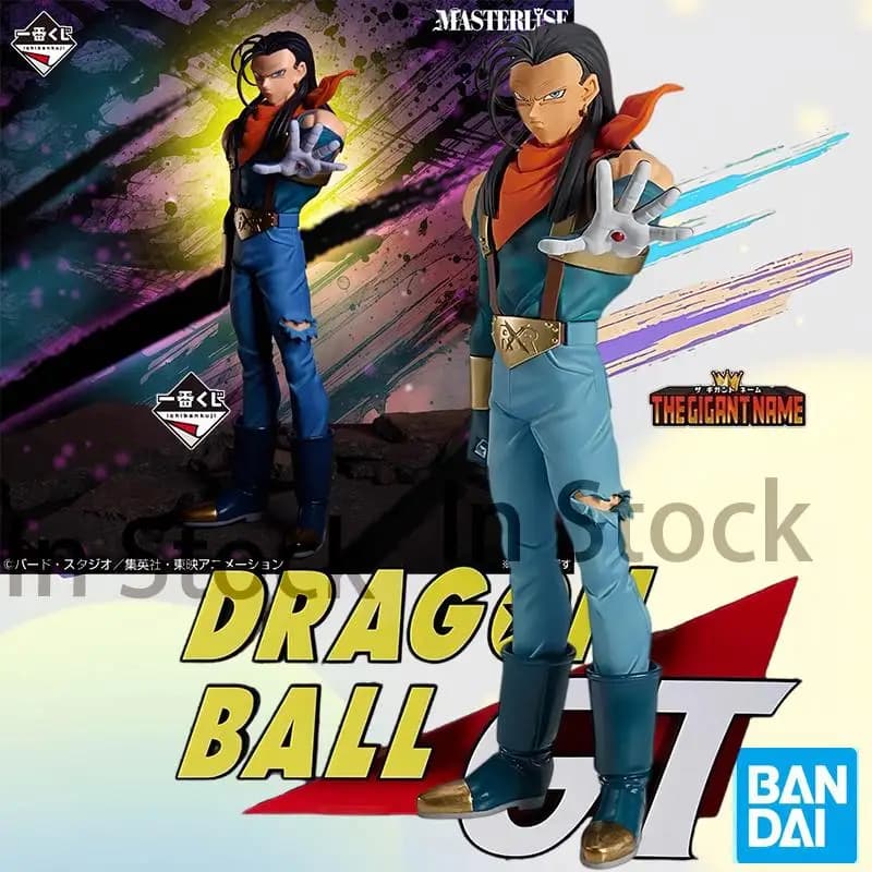 Original Bandai Spirits Ichiban Kuji Dragon Ball Gt Masterlise Super Android 17 F Prize Anime Figure Statue Collect Toy Gift