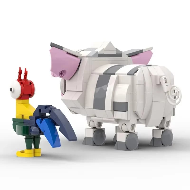 Classic Movie Ocean Princess Animal Heihei Building Blocks 368PCS Toys for Adults