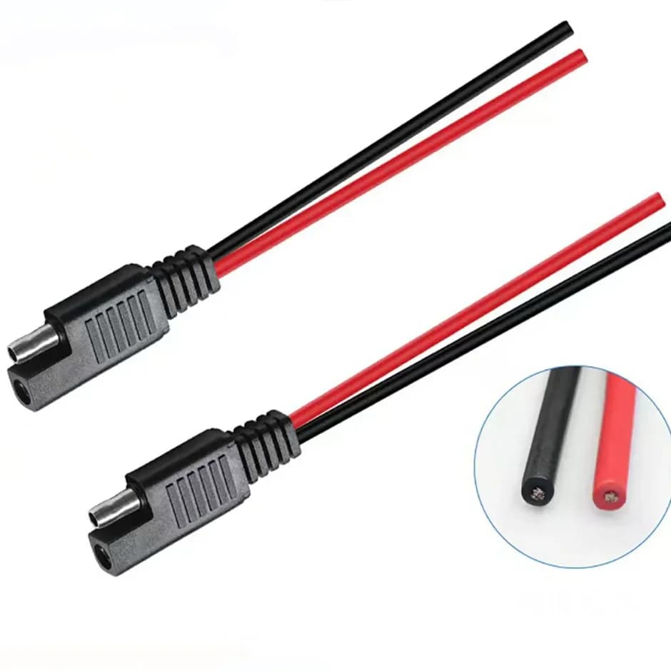 Cavo di prolunga connettore SAE Connettore rapido SAE Spina di disconnessione Cavo di prolunga automobilistico Cavo pannello solare