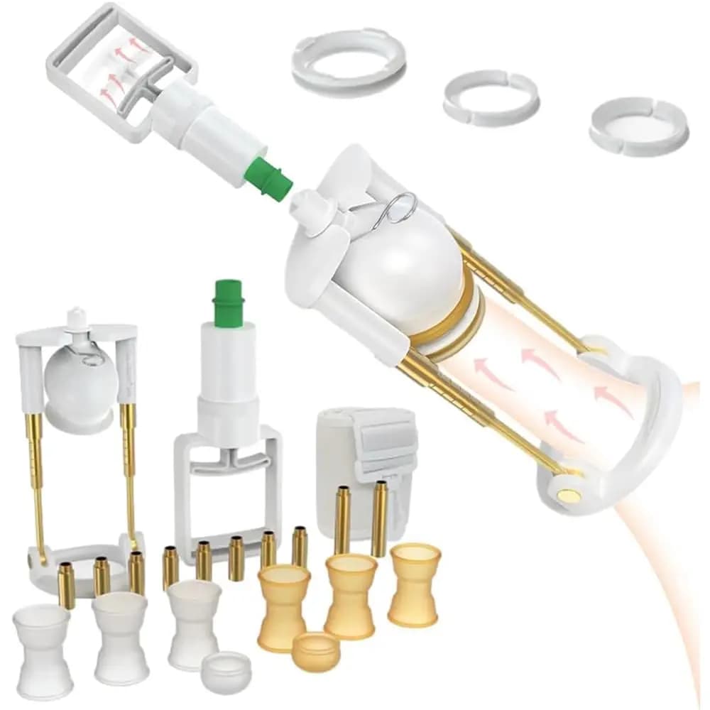 2025 Nuovo formato Master Pro Golden Extender con tazza sottovuoto Fastigiate per sistema di ingrandimento del pene maschile Master PMP