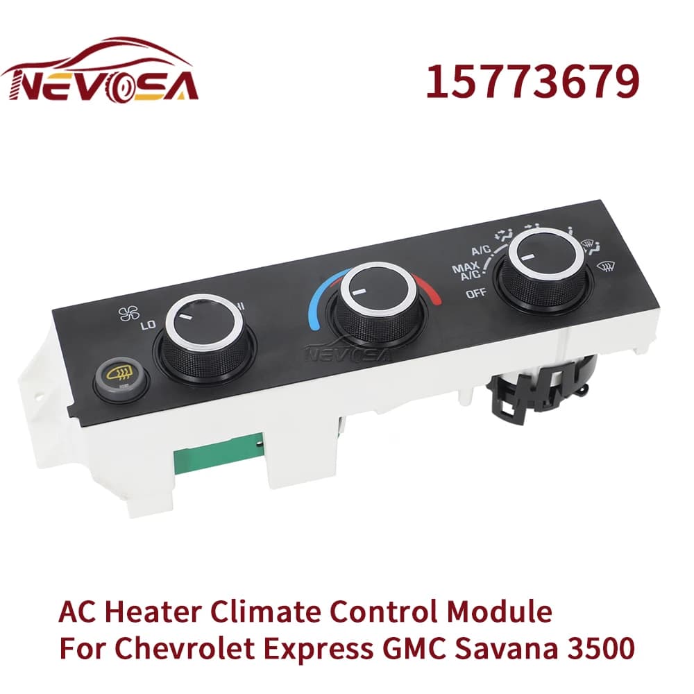 Modulo di controllo del clima del riscaldatore AC per Chevrolet Express GMC Savana Pasajeros 1500 2500 3500 4500 2008-2022 599-294 15773679