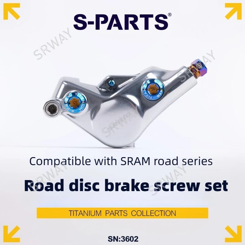 High performance Titanium screw bolt set for Road bike SRAM Disc Brake Derailleur Shifting D1 RED 12S AXS Clamp fix force S-PART