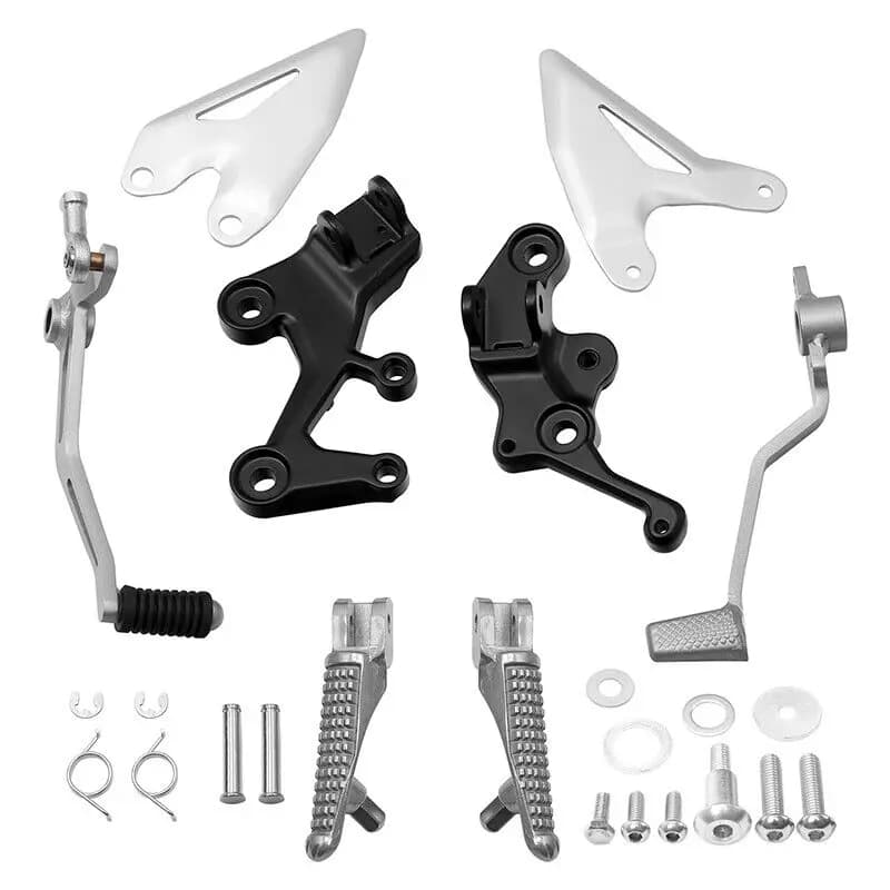 Motorcycle Front Foot Pegs Footrest Bracket For Kawasaki Ninja 400 Z400 Z500 NINJA 500 2018-2024