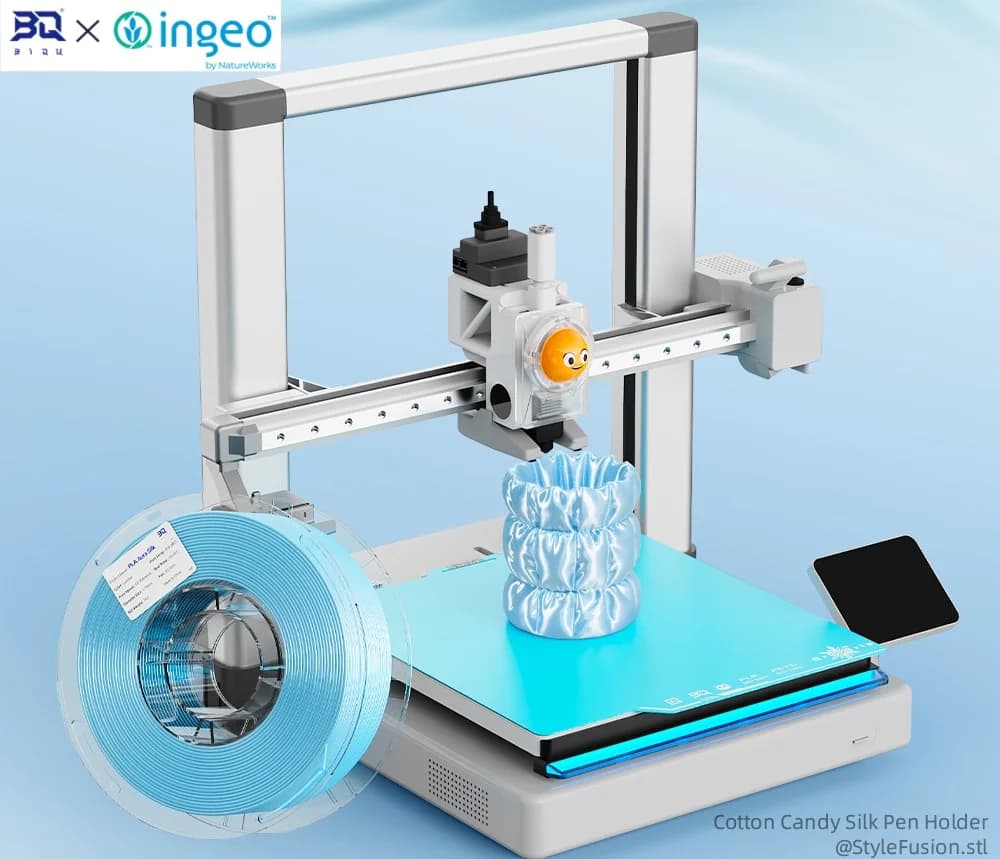 BIQU & NatureWorks Ingeo 3D Printer Filament PLA Aura Silk Multicolor Plastic Consumables For BambuLab Creality Most 3D Printer