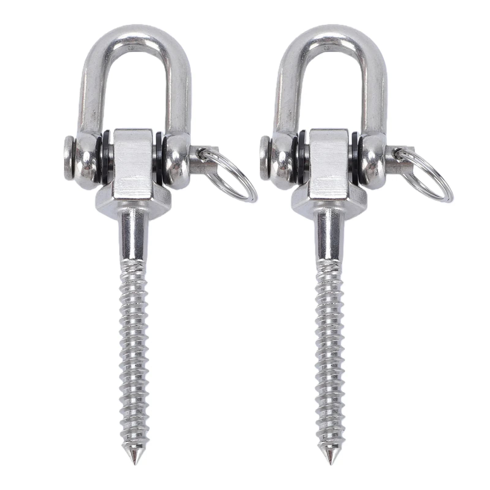 2PCS Bearing Swing Hanger 1500LB Stainless Steel Heavy Duty Swing Hook for Punching Bag Yoga Hammock