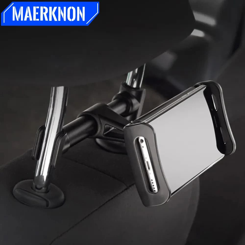 Supporto telescopico per Tablet PC con sedile posteriore per auto per iPhone Samsung iPad Tablet con rotazione di 360 gradi 4-11 pollici