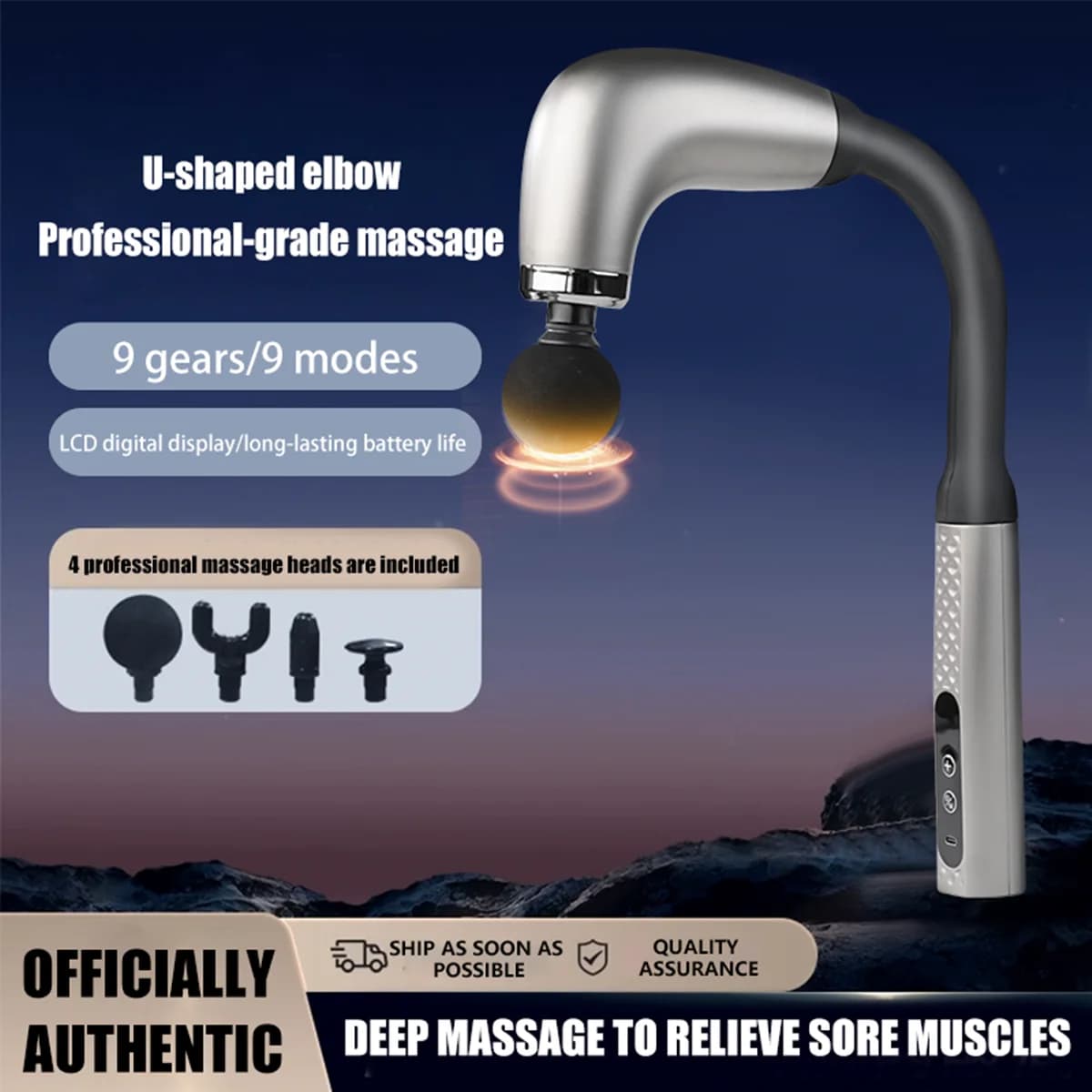 Massage machine with trigger point for body relaxation with electric fitness hammer gun Portable hammer for home