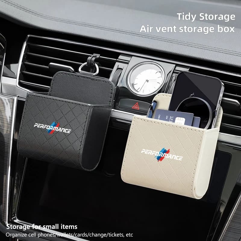Auto Uscita Aria Scatola di Immagazzinaggio Chiave Del Telefono Mobile Organizzatore Per BMW Prestazioni G42 G30 G20 E39 E36 E87 E53 F44 F07 G15 F30 F20 F10