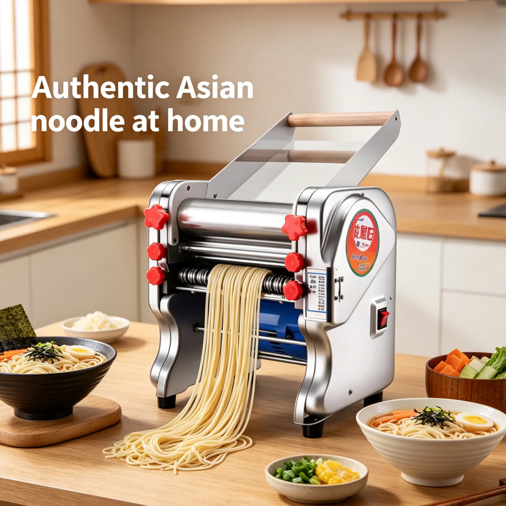 Macchina Elettrica Durevole per Impastare e Pressare la Pasta, Facile da Pulire, per Casa, Ristoranti e Servizi di Catering