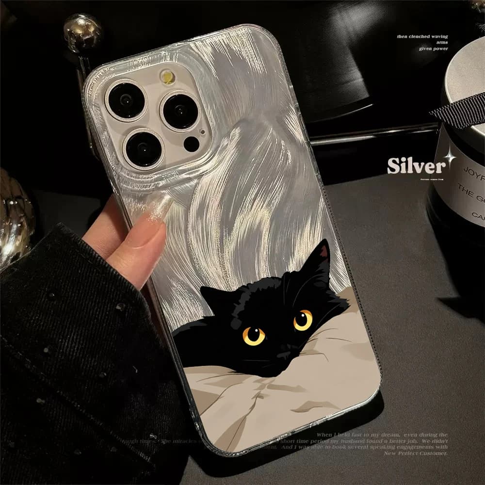 Sink Phone Case Black Cat for Samsung Galaxy Note 20 S26 S25 Edge S24 S23 FE S22 Plus S21 Ultra A56 A55 A54 A36 A35 Cover