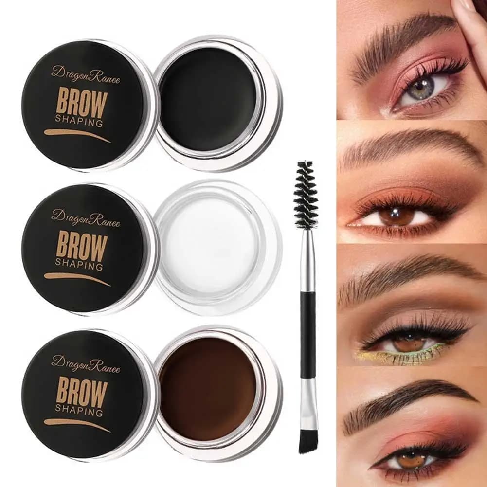 Eyebrow Styling Collar Pomata Eyebrow Styling Flavour Eyebrow Gel Cera Fixer With Brush For Women Cosmetic Eyebrow Make Up Gel Eyebrow