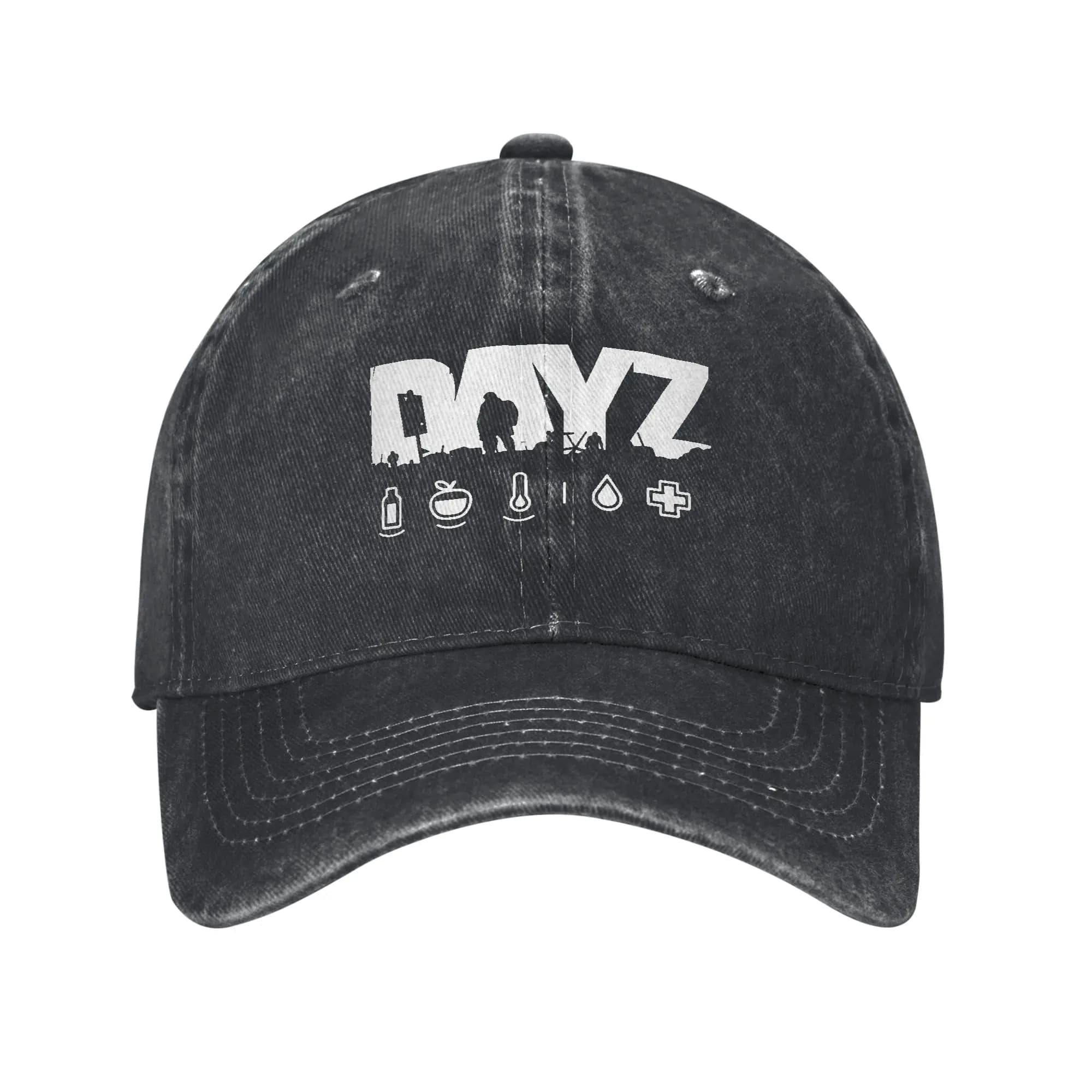Cappellino da baseball DayZ One Bullet and a Dream Sun, alla moda, da uomo e donna, stile trucker lavato, all'ingrosso, per sport all'aperto, idea regalo