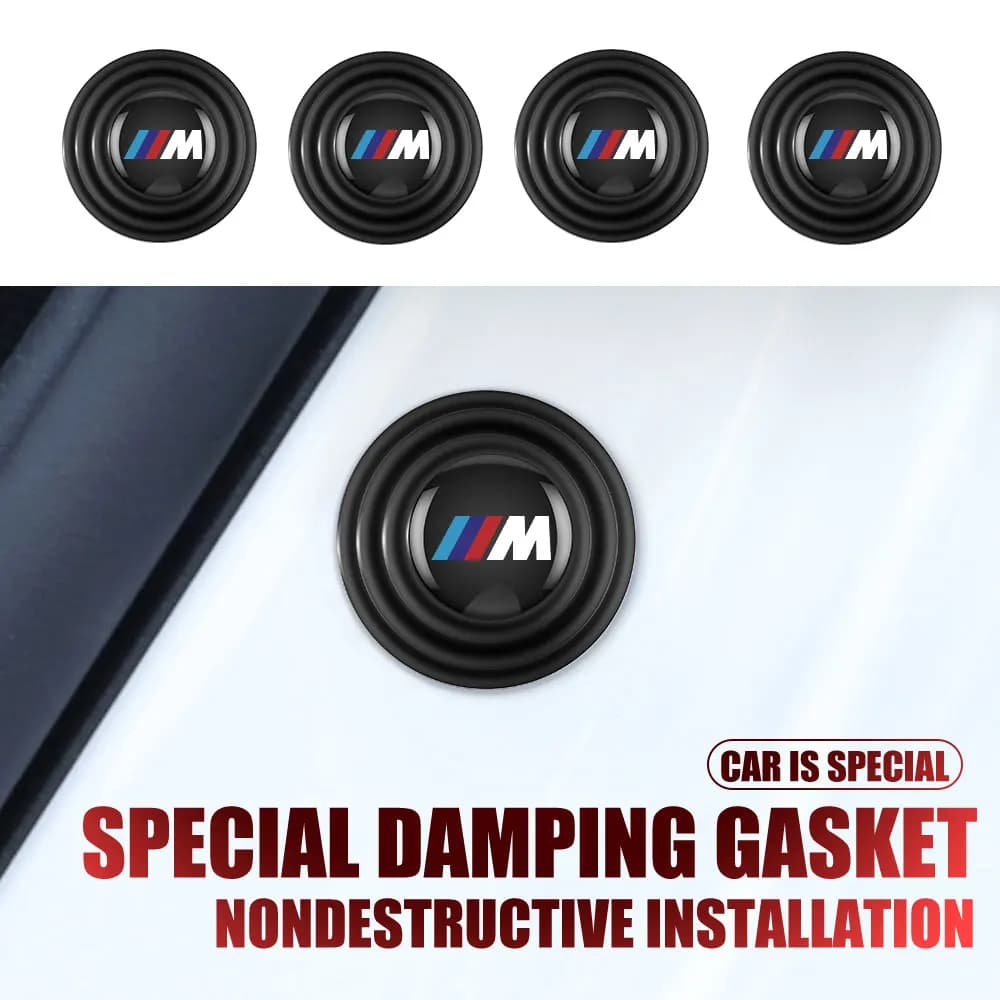 4/10/20 Pezzi Tappetino Antiurto in Silicone per Portiera Auto, Guarnizione Anti-collisione, Cuscinetto Ammortizzante Adesivo per BMW M Performance E46 E90 F20 E60 E39
