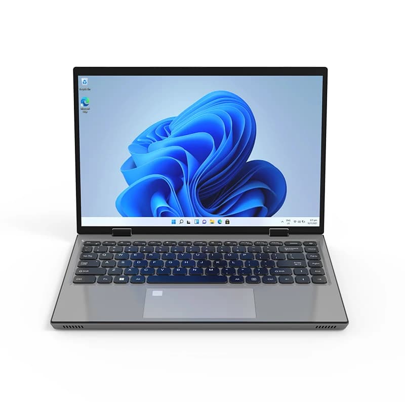 Laptop touch screen da 14 pollici con processore Intel N95, laptop da gioco con DDR4 da 16GB, SSD da 1TB, computer portatile.