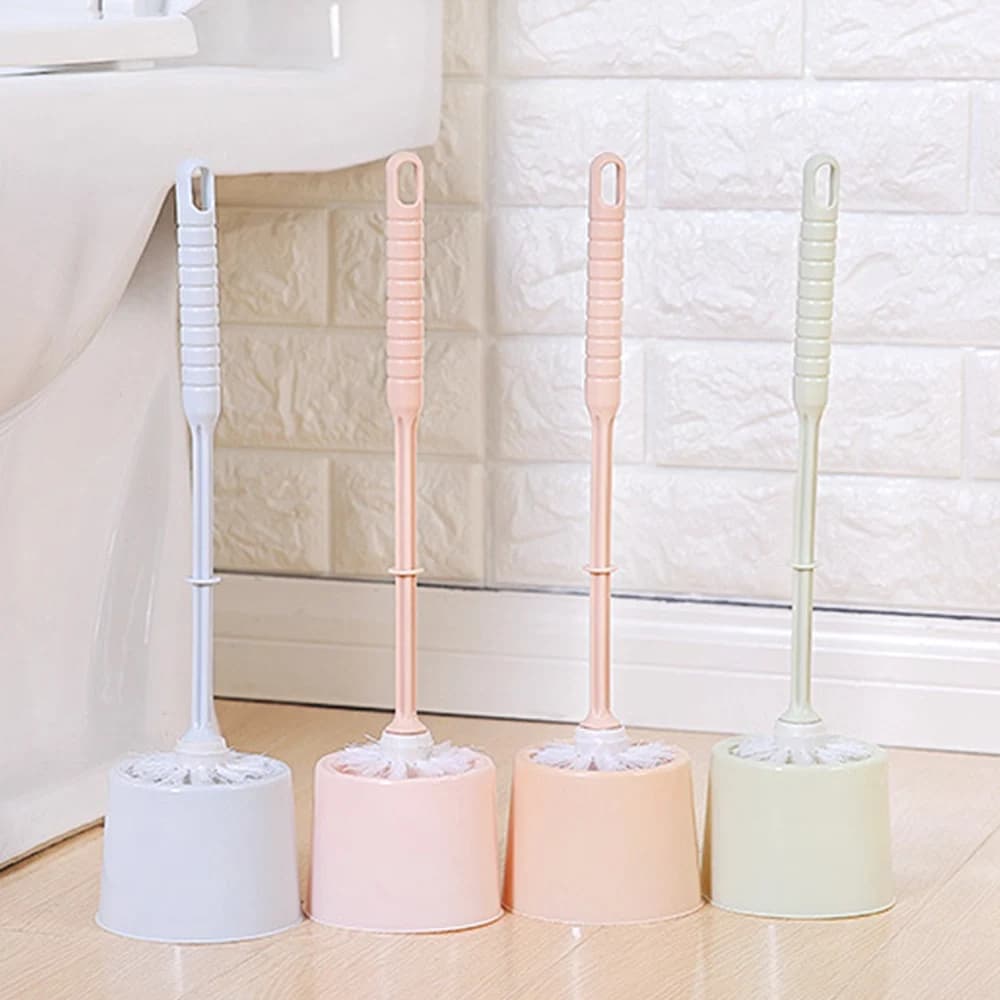 Set scopino e supporto per wc strumento compatto per spazzole morbide pulizia profonda per scopino per bagno con supporto per bagno CLH @ 8