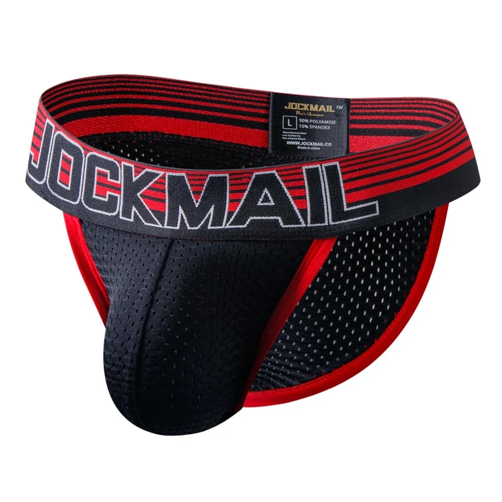 Intimo sexy da uomo Tanga Hombre Mesh Intimo gay Bikini Calzoncillos Hombre Pantaloncini antiscivolo Mutandine maschili Sospensori Traspirante