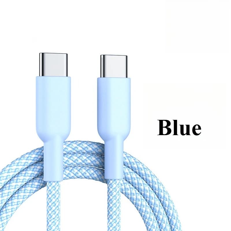 PD 66W 5A 1m 2m 3m USB C To Type C Fast Charging Cable for Iphone 15 16 17 Pro Max Samsung S24 Xiaomi OPPO Charging Cable