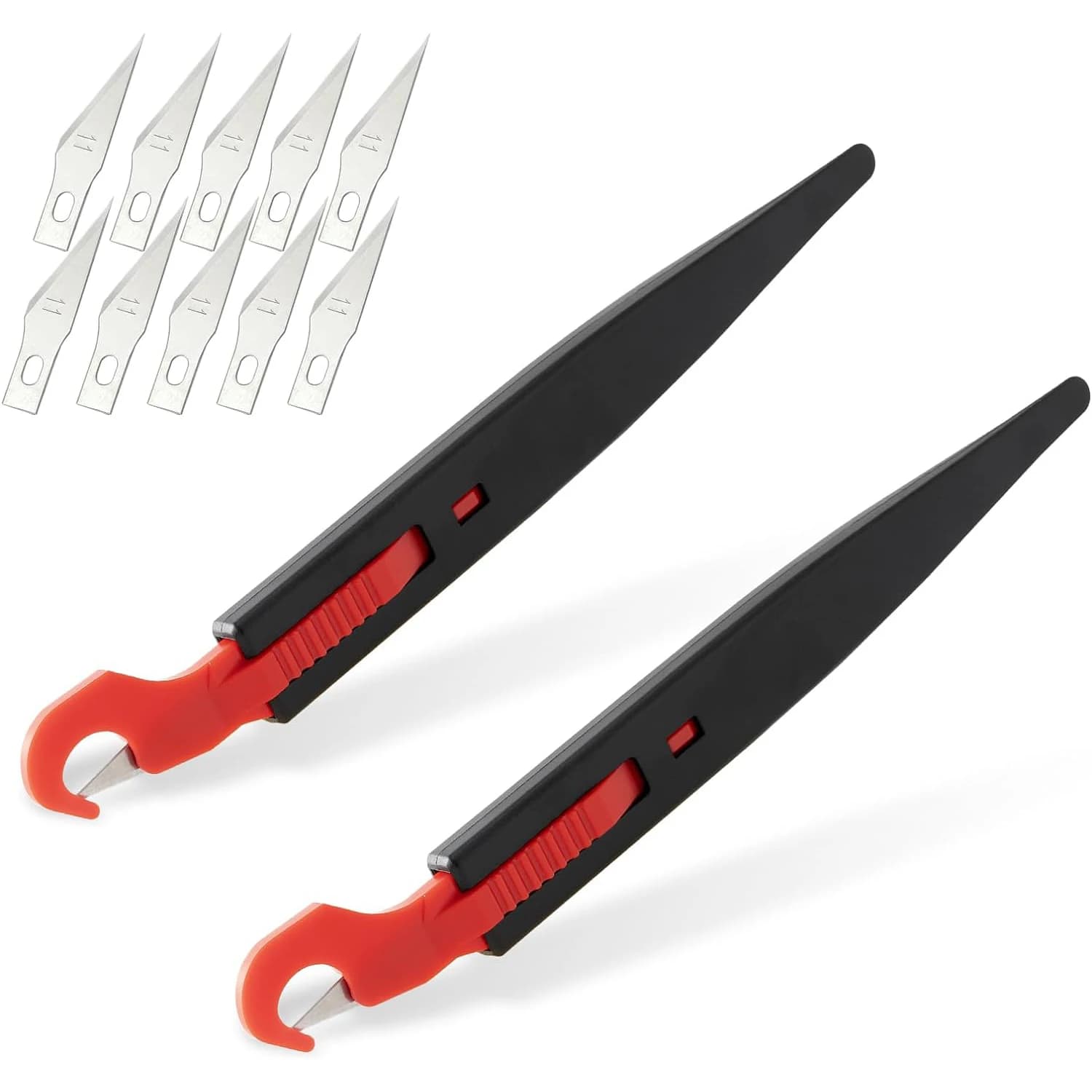 EHDIS taglio vinile tinta pellicola coltello strumento con 10 pezzi lame in fibra di carbonio avvolgere decalcomanie auto taglio guardia di sicurezza mestiere Hobby coltelli