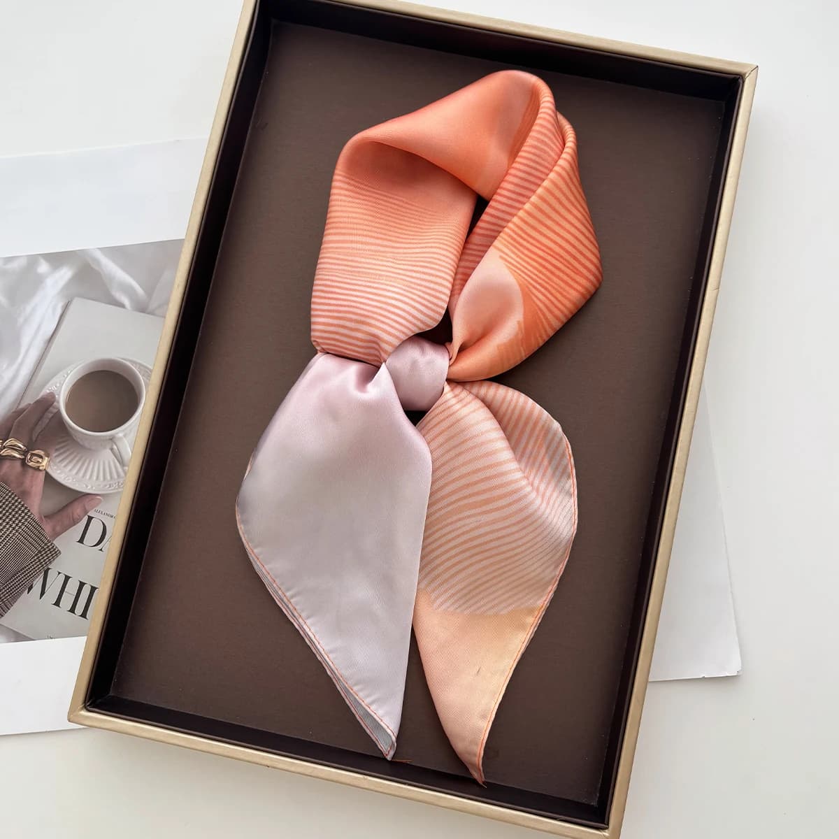 Luxury Solid color Square Scarf For Women New Bandanas Printed Hijab Elegant Scarves Neckerchief Fashion Beach Shawl Wraps