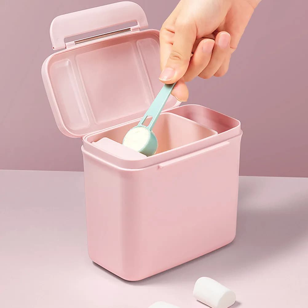 1Pcs Baby Formula Dispenser Portable Milk Powder Storage Container Large Capacity Travel Snack Box Food Grade Safe Leak