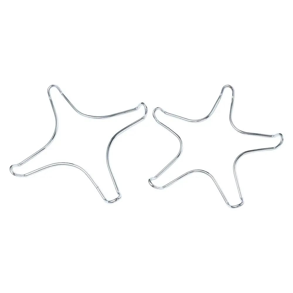 Silver camping supplies for gas hob Heat diffuser Iron cooker Rack bowls Stand gas cooker Rack