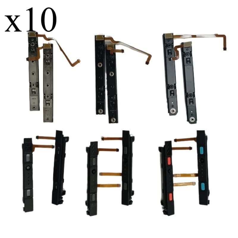 10 Sets Original LR Slide Left Right Slider Rail for Nintendo Switch Console for NS Joycon Controller Railway